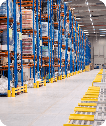 Automated Warehouse Racks Aisle